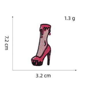 Pink cloth stickers 7#