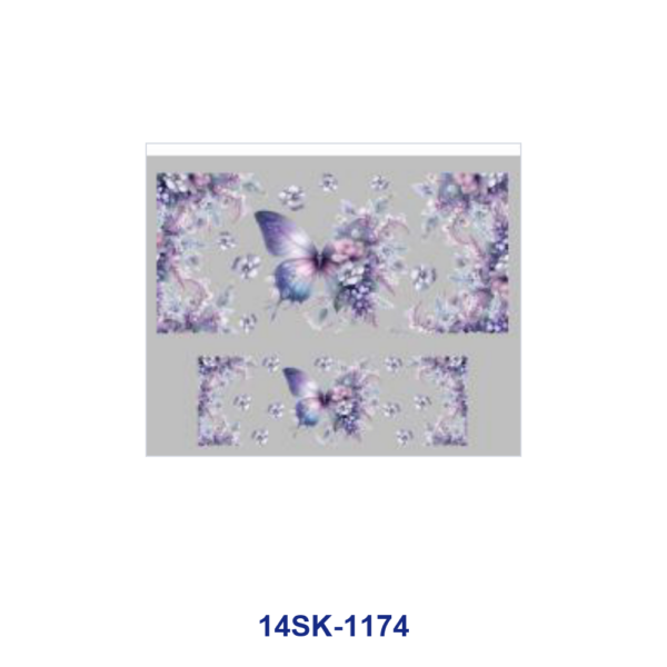Wholesale 2/4/8pcs Watercolor Colorful Butterfly Floral Print Mini Cup Keychain Sticker