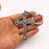 oly-5acd1d920b4ba1a7fbcc143bcd06f122 Wholesale Cross Keychain Pendant Alloy Silver Bag Charm Key Accessory