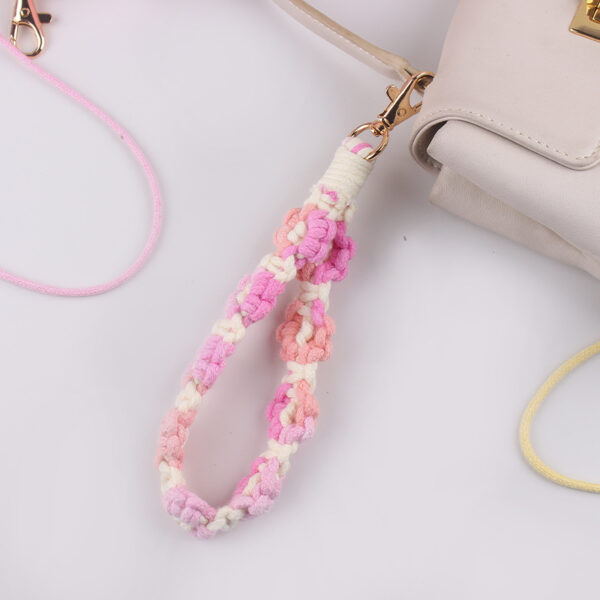 Wholesale Korean Style Hand Woven Keychain Fashion Accessory Boutique Resale Gift