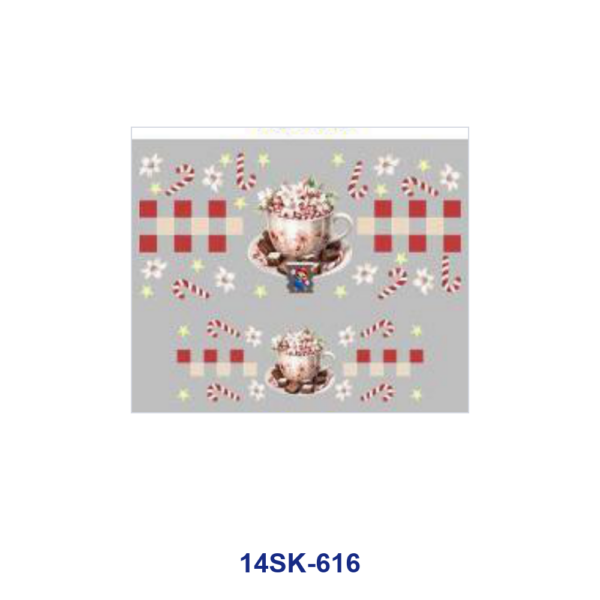 oly-5aeb678cba1682a826c442d379ff2491 Wholesale 2/4/8pcs Retro Game Christmas Dessert Print Mini Cup Keychain Sticker OLY Exclusive