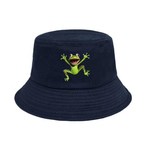 Wholesale Frog Pattern Fisherman Hat Casual Outdoor Sun Hat for Travel