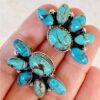 oly-5af8f43c1cb08ed082dcf63a6dd8bf3a Wholesale Boho Turquoise Earrings Geometric Flower Design Vintage Style Fashion Accessory