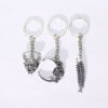 Wholesale Fish Bone Keychain Pendant Zinc Alloy Retro Style Bag Charm Decorative Accessory