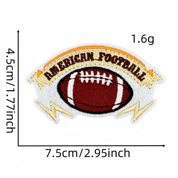 oly-5b0a7ba9ff37c6b47b116f295afef912 Wholesale Polyester Embroidered Baseball Patch Decorative Clothing Patch For DIY Accessory