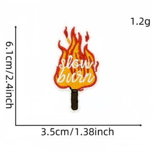 Trendy pattern slogan cloth sticker 6 #