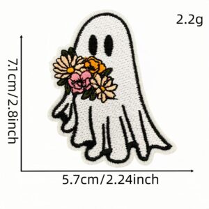 White ghost cloth patch 20 #