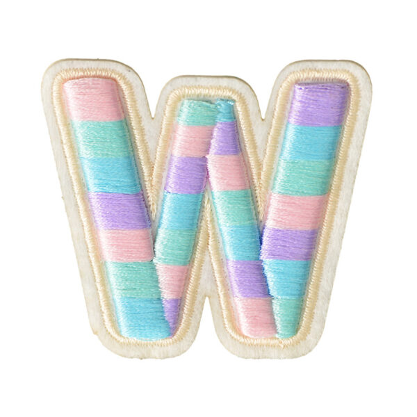 oly-5b32686d25f6fac5670f28cd2b52c92a Wholesale 3D Rainbow Embroidered Letter Patches Self-Adhesive DIY Decorative Accent for Coats Bags Shoes and Accessories Resale