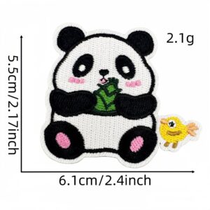 Panda cloth sticker 2#