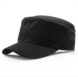 Wholesale Five Pointed Star Flat Top Cap Cotton Solid Color Unisex Adult Casual Hat