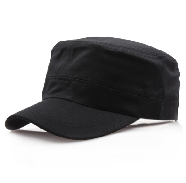 Wholesale Five Pointed Star Flat Top Cap Cotton Solid Color Unisex Adult Casual Hat