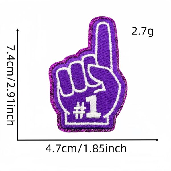 Wholesale Embroidered Finger Cloth Patches Cartoon Design for Clothing Decoration Fashion Accessory