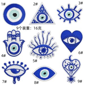 Eye cloth stickers 9 pack