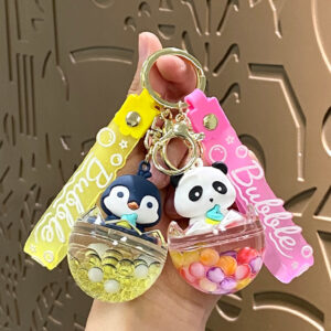 oly-5b6633f6af958ecbe2844f9f7c1deec3 Wholesale Cute Cartoon Animal Oil filled Eggshell Keychain Acrylic Bag Charm Gift