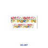 Wholesale 8pcs Sweet Cursive Alphabet 3oz Cup Stickers Wrap OLY Exclusive