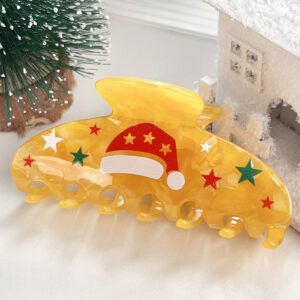Bright yellow Christmas hat 10CM / Berphia factory direct sales