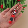 oly-5ba0e2db810797767503256ccd675282 Wholesale Silicone Santa Claus Keychain Chic Holiday Gift Bag Charm Car Accessory