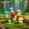 Wholesale Resin Mushroom Cluster Cute DIY Micro Landscape Ornament For Terrarium Garden Decor Resale