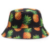 oly-5bc12b756be608571270f981660c7d1f Wholesale Acrylic Fiber Double-Sided Pineapple Print Fisherman Hat Trendy Summer Sun Hat for Women, Resale