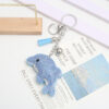 Wholesale Dolphin Rhinestone Keychain with Tassel, Stylish Bag Charm for Women, Boutique Resale Jewelry Accessory
