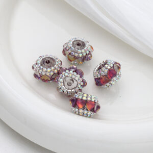 Coffee color / 20mm love cat eye lantern beads