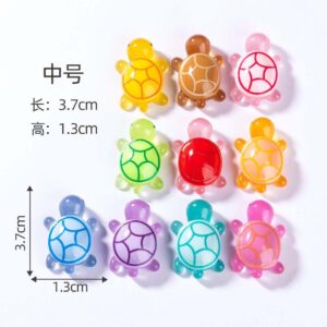[medium size] turtle/10 styles equally divided / 30 types of luminous cartoon turtles