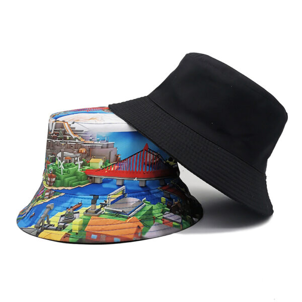 oly-5c10a5ce1e14cb9b3d42f54066002063 Wholesale Print Fisherman Hat Sun Protection Casual Cap