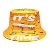 Wholesale Beer Print Bucket Hat Sun Protection Casual Hat for Party Resale