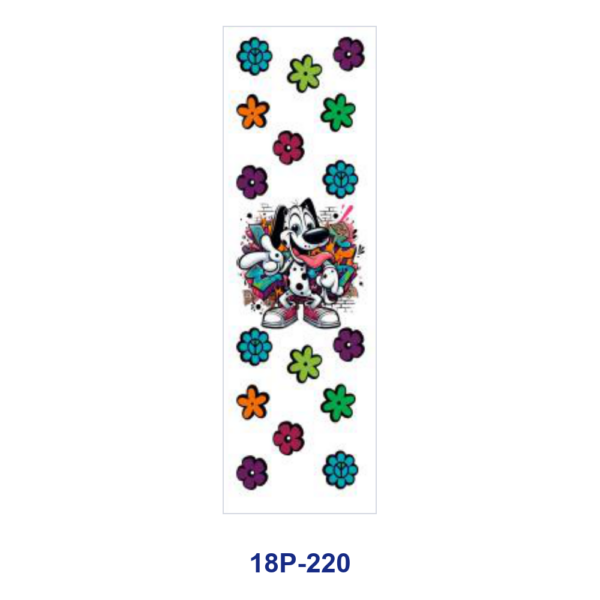oly-5c33300ebe3e797413e8529bc0d5fb38 Wholesale 2/8/16pcs UV DTF Stickers Green Bamboo Floral Splash Ink Skateboard Cool Bear Winking Panda Illustrations Pen and Bookmark Stickers