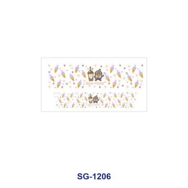 oly-5c374df45b6218f6e621108cfca6560c Wholesale 8pcs Mixed Milk Tea Cup Cartoon Animal Boba Tea Teapot Bottle Pink Bow Print 3oz Cup Stickers Wrap