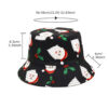 oly-5c394c5e0d8397614c46e771a1dc08c0 Wholesale Christmas Santa Pattern Fisherman Hat Trendy Outdoor Sun Hat for Everyday Wear Resale Friendly