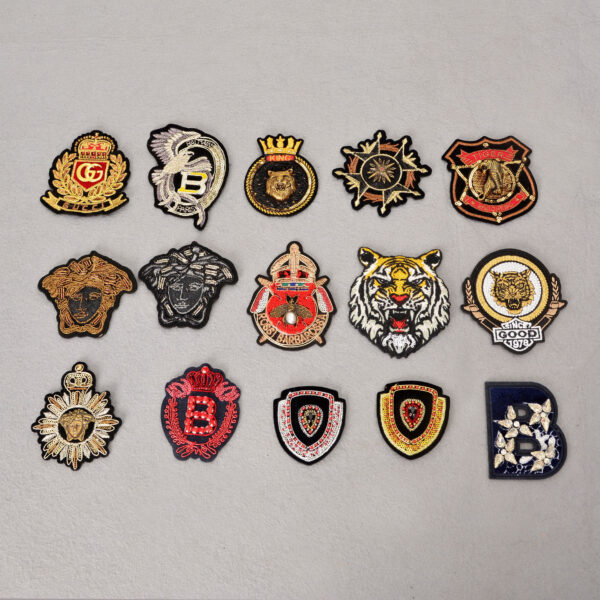 oly-5c40ba315fded05659b0d3ad66d3fabe Wholesale Embroidered Tiger Lion Patch 3D Beaded Applique - Fashion DIY Accessory for Bags or Clothing