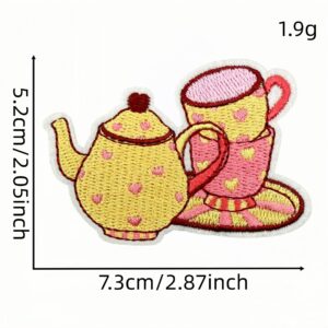 Pink series cloth stickers 8 #