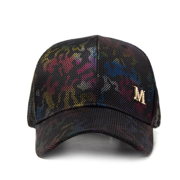 Wholesale White Adjustable Baseball Cap with English Alphabet for Sun Protection