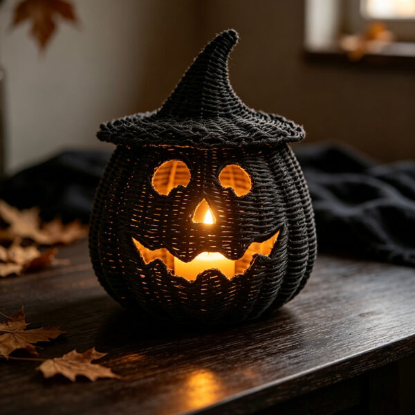 Wholesale Decorative Paper Pumpkin Lantern for Autumn Harvest Home Decor Resale