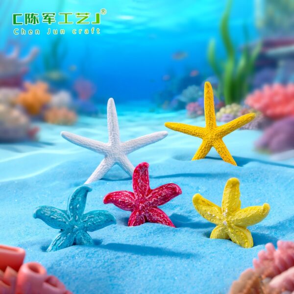 Wholesale Resin Coral Starfish Aquarium Ornament Chinese Style Decorative Accent Resale Decor
