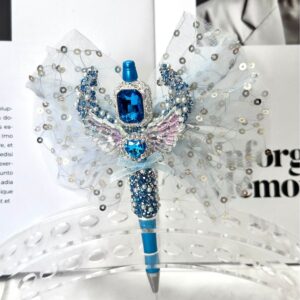 Blue bow style