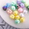 oly-5c969cc71f4e47a472ba1acb2f01201a Wholesale Acrylic Electroplated Beads Solid Purple Loose Beads for DIY Jewelry Bracelet Bag Charm Craft Supply