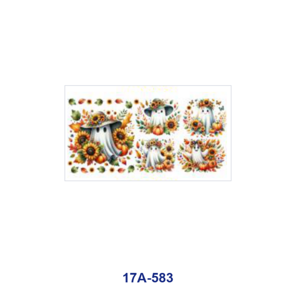 oly-5ca235b58522a508b22d9e679c9011ac Wholesale 5pcs Fall Halloween Witch Hat Bow Ghost Sunflower Pumpkin Fall Leaf Bat Mixed Decor Prints 16oz Cup UV DTF Wraps