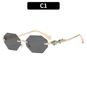 C1-Gold-framed grey sheet