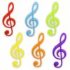 Wholesale Stylish Musical Note Embroidered Patch Iron-On DIY Clothing Accessory