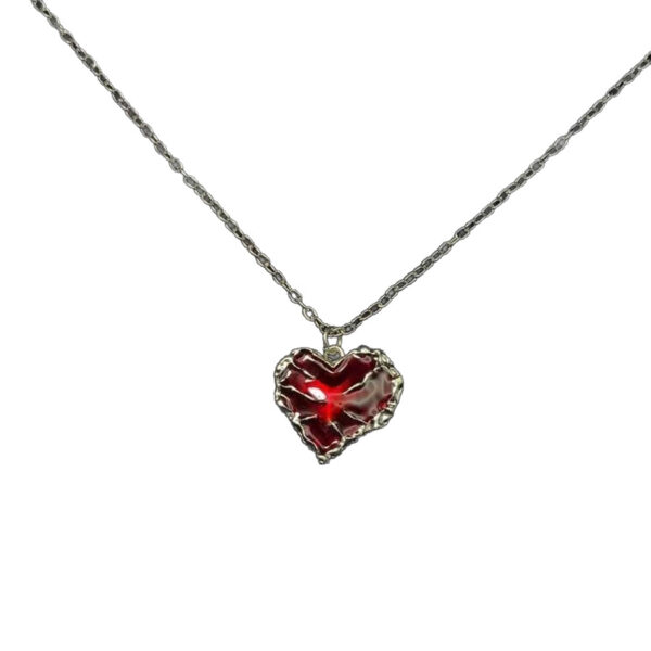 oly-5cb59b0772bb89399d151854e4956b0c Wholesale Zinc Alloy Heart Pendant Necklace for Couples Fashion Jewelry Accessory for Everyday Wear
