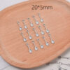 oly-5cb5a4c575cfdc81a72ef2c81d059443 Wholesale Star Spoon Fork Charm Pendants Mixed Colors Zinc Alloy DIY Jewelry Accessories Boutique Resale