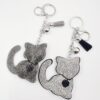 oly-5cbd24d50b5a8599be5309858a1cf640 Wholesale Rhinestone Cat Keychain with Bow Tie Chic Wedding Gift Fashion Accessory