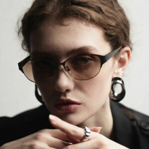 Wholesale Stylish Oval Metal Frame Sunglasses UV400 Fashion Accessory Gift Boutique
