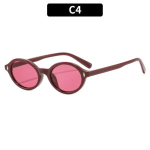 C4-burgundy frame red film