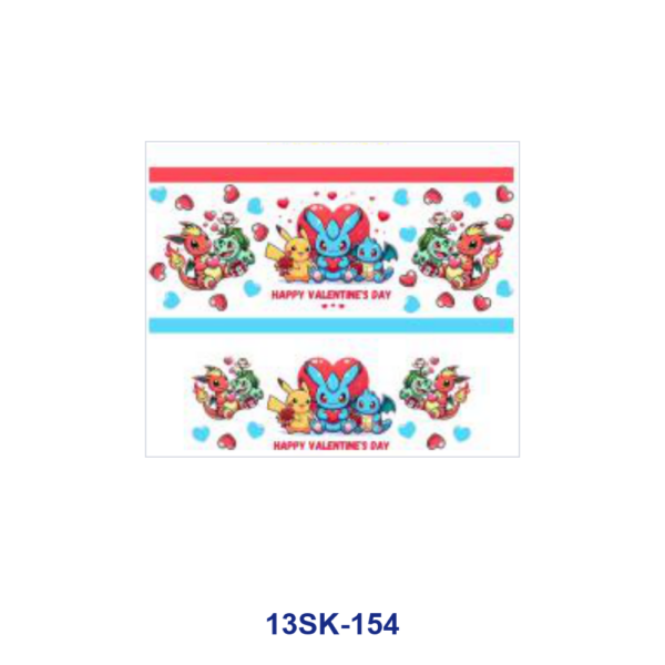 Wholesale 8pcs Cute Bow Mini Cup Keychain Sticker
