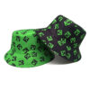 Wholesale Stylish Print Bucket Hat Sun Protection Casual Hat for Daily Wear
