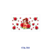 oly-5d07e8d0aa43d640b447d1559db6566f Wholesale 5pcs Romantic Garden Maiden Red Rose Retro Texture Ornament 16oz Cup UV DTF Wraps OLY Exclusive
