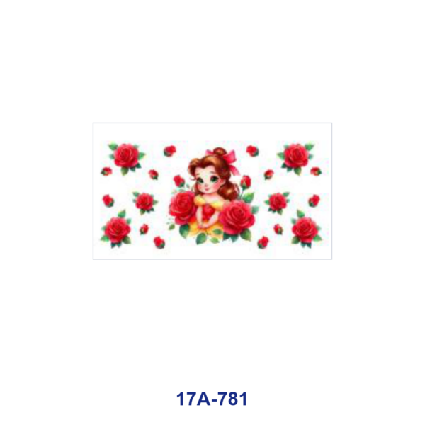 oly-5d07e8d0aa43d640b447d1559db6566f Wholesale 5pcs Romantic Garden Maiden Red Rose Retro Texture Ornament 16oz Cup UV DTF Wraps OLY Exclusive
